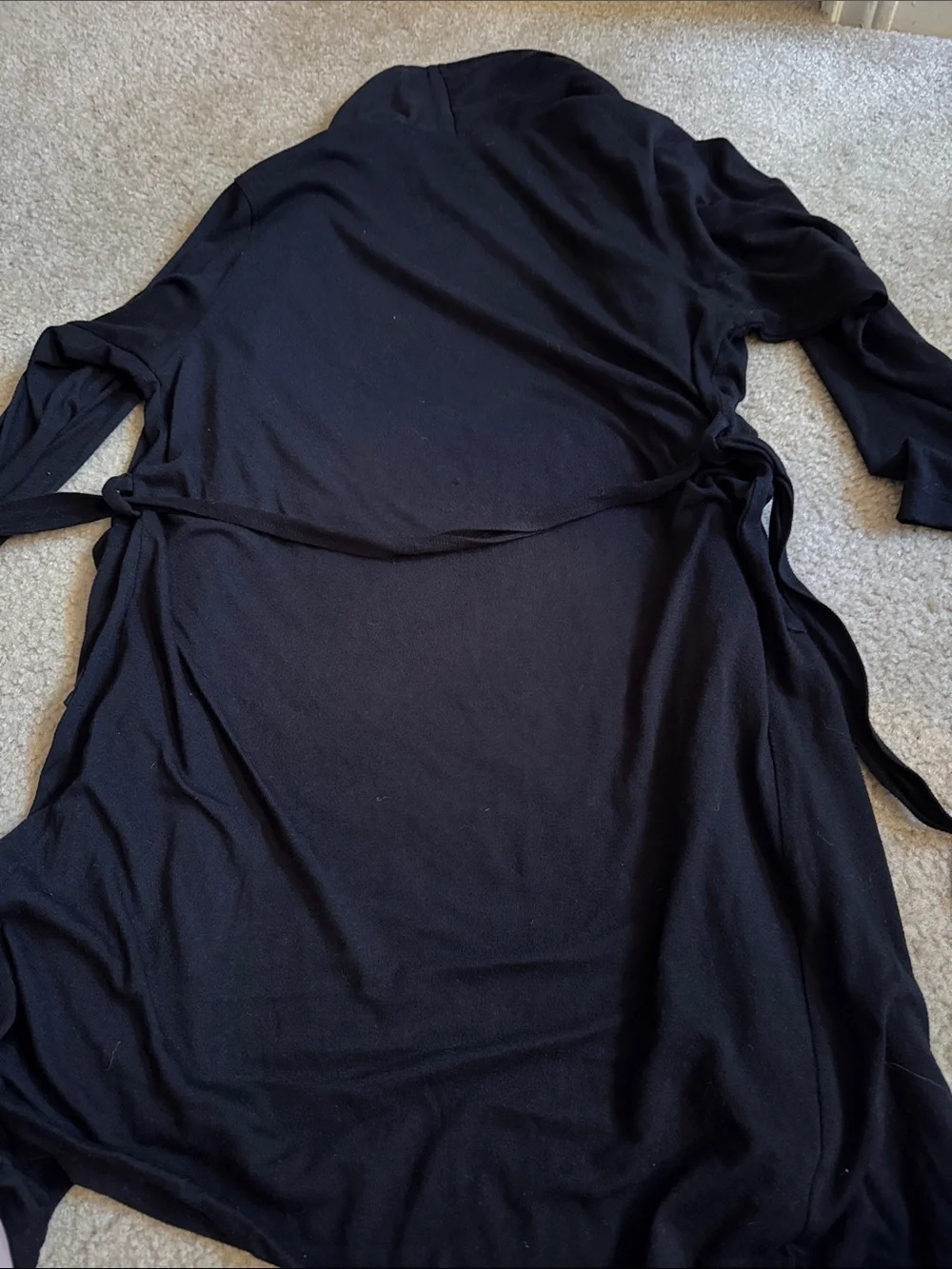 BOYS - Black Lightweight Robe with Pockets
